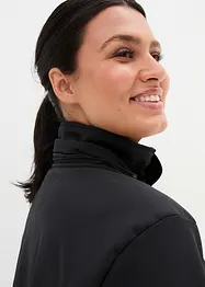 Softshell tecnico lungo con pile effetto peluche, bonprix