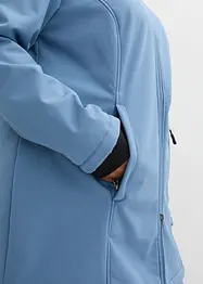 Softshell tecnico lungo con pile teddy, bonprix