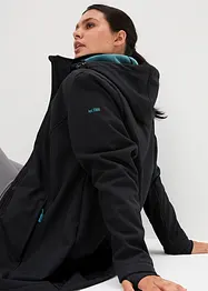 Softshell tecnico lungo con pile effetto peluche, bonprix