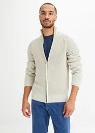 Cardigan a coste con cotone, bonprix