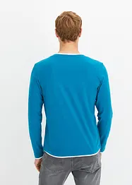 Maglia serafino a maniche lunghe (pacco da 2), bonprix