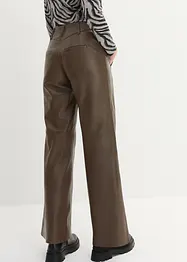 Pantaloni larghi in nappa d'agnello, bonprix