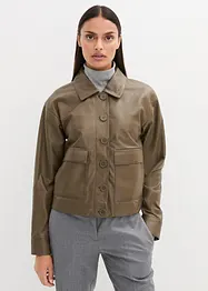 Bomber in nappa di agnello, bonprix