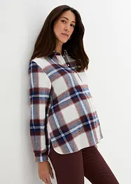 Camicia in flanella prémaman / da allattamento, bonprix