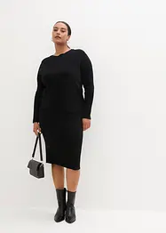 Abito in maglia e sottogiacca (set 2 pezzi), bonprix