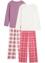 Pigiama in cotone biologico (pacco da 2), bonprix