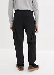 Pantaloni da jogging con tasconi in morbido misto cotone, bonprix
