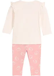 Maglia a maniche lunghe e leggings Hello Kitty con cotone (set 2 pezzi), bonprix