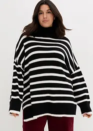 Maglione oversize con spacchi ai lati, bonprix