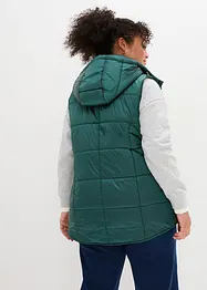 Gilet trapuntato con cappuccio rimovibile, bonprix