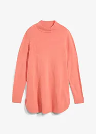 Maglione in maglia fine con collo dritto, bonprix