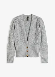 Cardigan con fondo e polsini larghi, bonprix