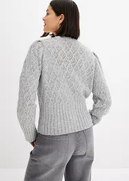 Cardigan con fondo e polsini larghi, bonprix