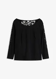 Maglia a maniche lunghe con cut-out, bonprix