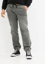 Jeans in felpa con elastico in vita regular fit, straight, bonprix