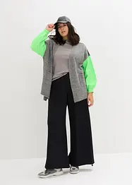 Cardigan oversize con color blocking, bonprix