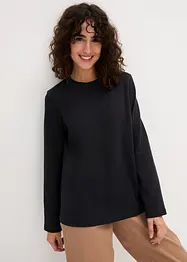 Maglia a maniche lunghe Essential, in cotone pesante, bonprix