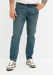 Jeans elasticizzati con cotone riciclato loose fit, straight, bonprix