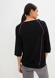 Maglia per sport oversize con maniche a 3/4, bonprix