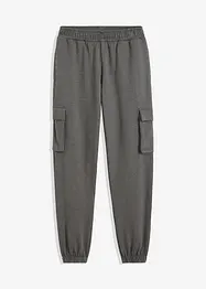 Pantaloni cargo in felpa, bonprix