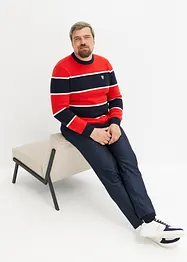 Maglione in color block con cotone riciclato, bonprix