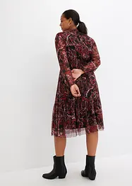 Abito midi in mesh, bonprix