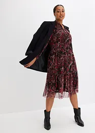 Abito midi in mesh, bonprix