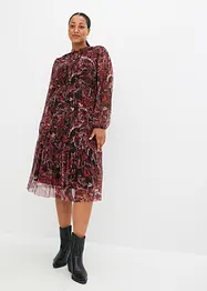 Abito midi in mesh, bonprix