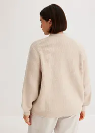 Cardigan con motivo a trecce, bonprix