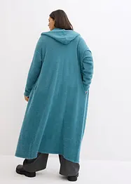 Maxi cardigan in filato peloso, bonprix