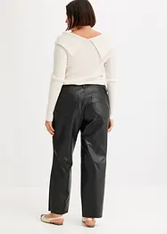 Pantaloni in similpelle, bonprix