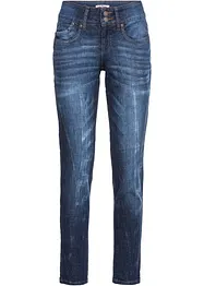 Mom jeans a vita media, bonprix