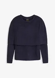 Maglione con collo variabile, bonprix