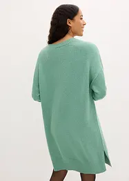 Abito in maglia oversize con spacco, bonprix