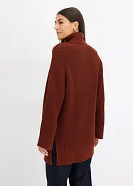 Maglione oversize a collo alto, bonprix