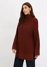 Maglione oversize a collo alto, bonprix