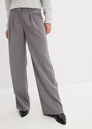 Pantaloni a palazzo con pinces, bonprix