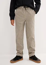 Pantaloni chino con elastico in vita in misto viscosa morbido, bonprix