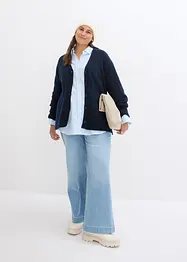 Cardigan oversize con spacchi laterali, bonprix