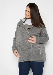 Giacca prémaman in pile con inserto babywearing, bonprix