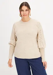 Maglione traforato, bonprix