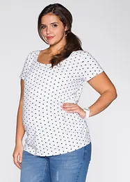 Maglia prémaman (pacco da 2) in cotone biologico, bonprix