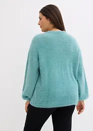 Maglione in filato piumato morbido, bonprix