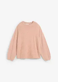 Maglione in filato piumato morbido, bonprix