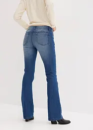 Jeans a zampa a vita bassa, bonprix