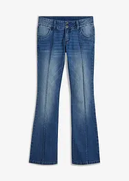 Jeans a zampa a vita bassa, bonprix