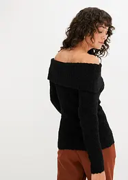 Maglione con spalle scoperte, bonprix