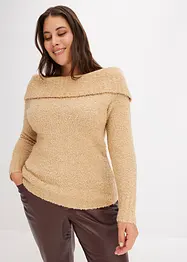 Maglione con spalle scoperte, bonprix