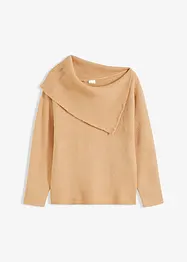 Maglione con collo grande, bonprix