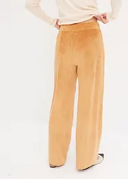 Pantaloni in jersey con effetto velluto a coste, bonprix